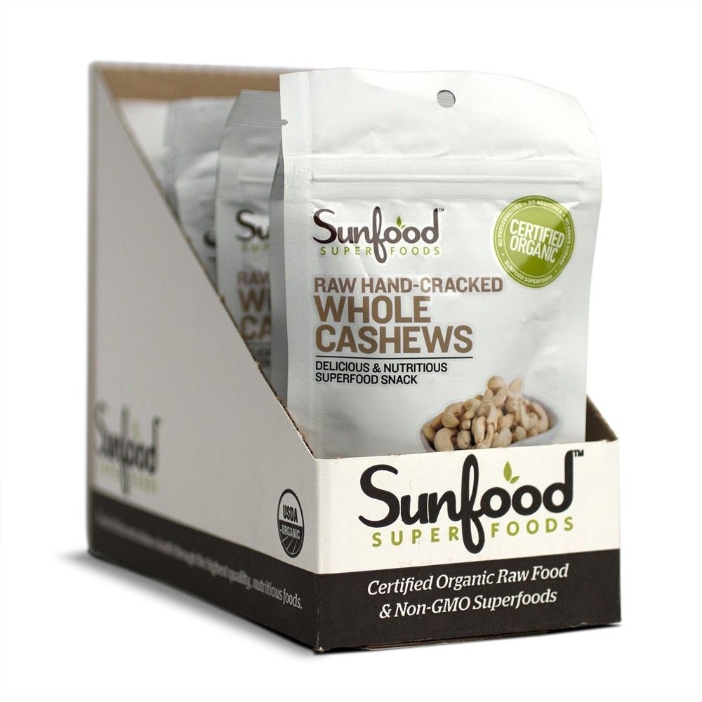 Sunfood Cashews - 12 Case