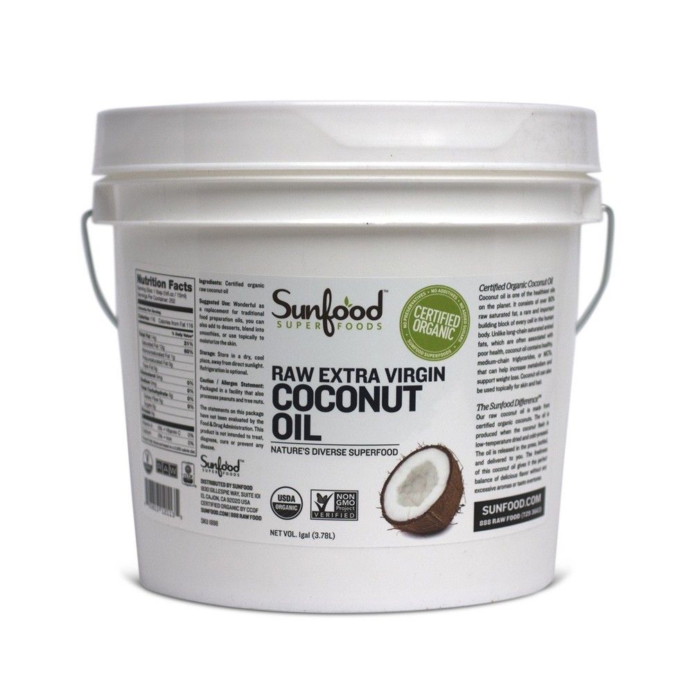 Sunfood Coconut Oil - 1 Gallon