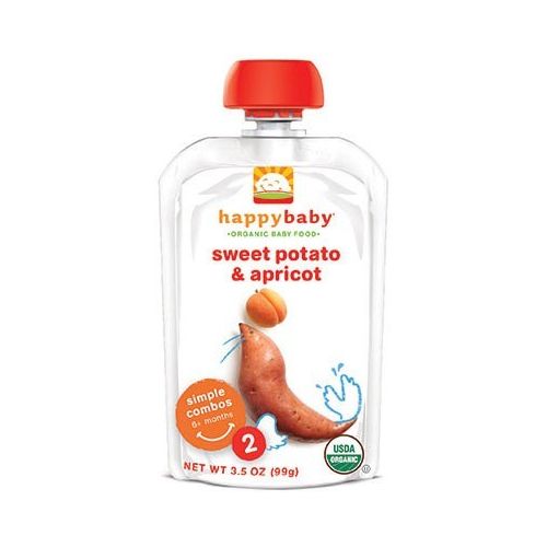 Happy Baby Organic Baby Food Stage 2 Apricot and Sweet Potato