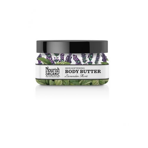 Nourish Organic Skin-Softening Organic Body Butter - Lavender Mint