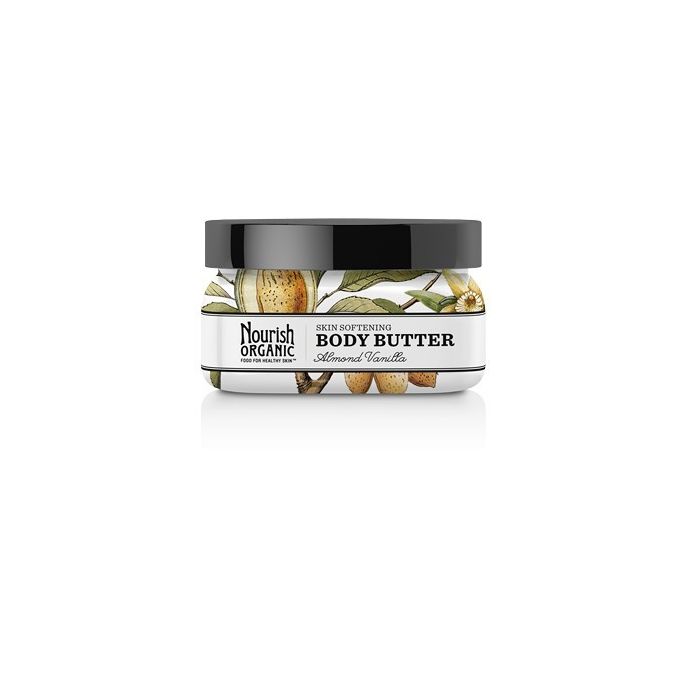 Nourish Organic Skin-Softening Organic Body Butter - Almond Vanilla