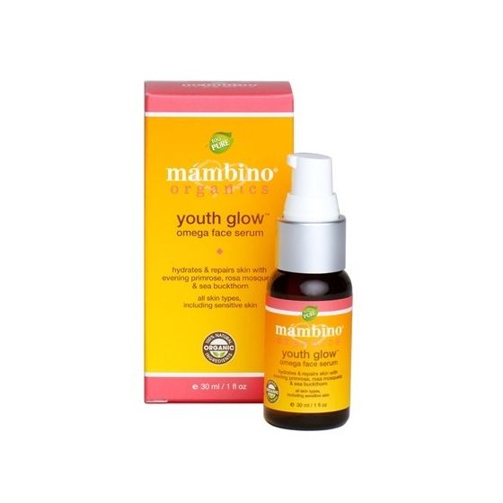 Mambino Organics Youth Glow Omega Face Serum - 30ml / 1oz