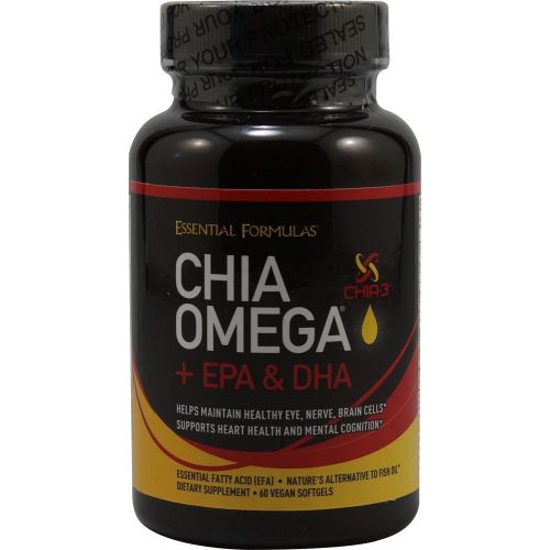 Essential Formulas Chia Omega + EPA & DHA - 60 Capsules