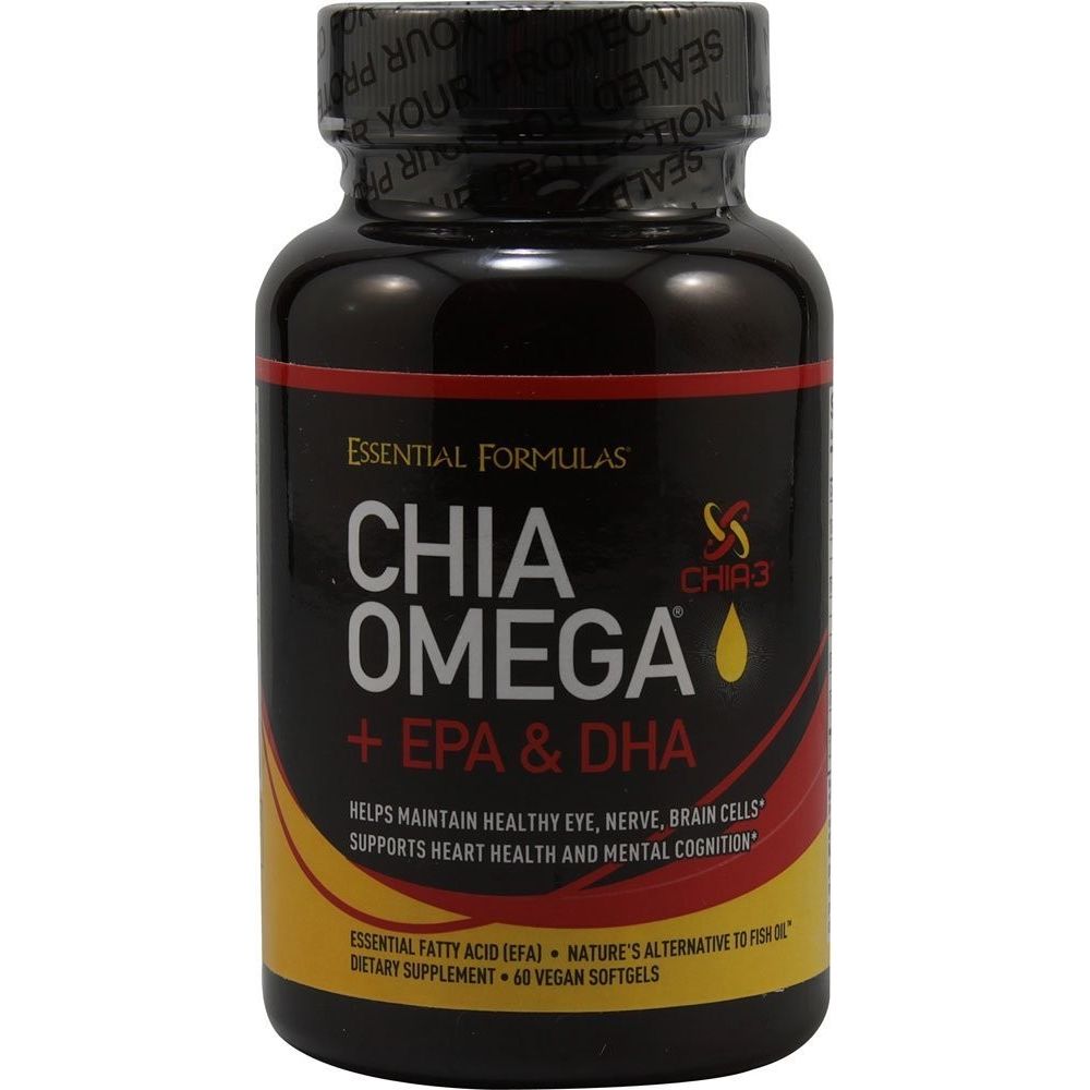 Essential Formulas Chia Omega + EPA & DHA - 60 Capsules
