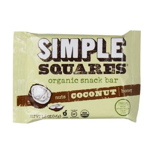 Simple Squares Coconut Nut and Honey Bar