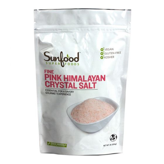 Sunfood Fine Pink Himalayan Salt - 1lb