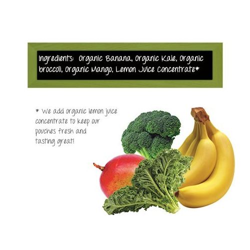 Peter Rabbit Organics Kale, Broccoli, Mango with Banana 10 Pack