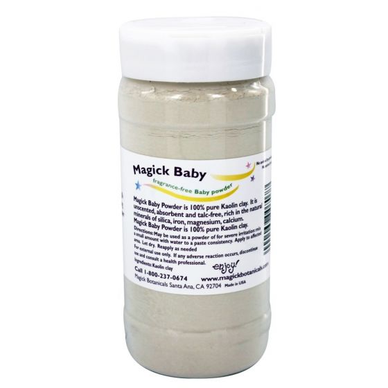 Magick Botanicals White Clay Baby Powder