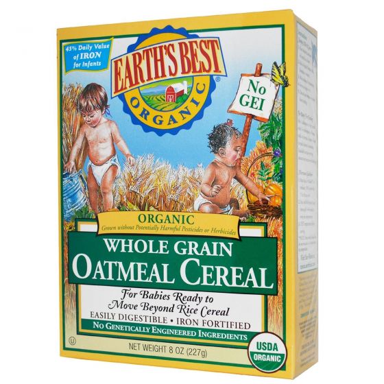 Earth's Best Organic Infant Oatmeal Cereal 
