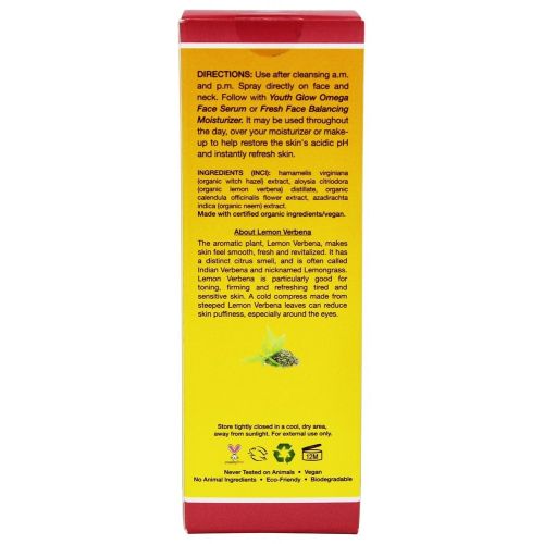 Mambino Organics Lemon Verbena & Neem Balancing Face Tonic - 120ml / 4oz