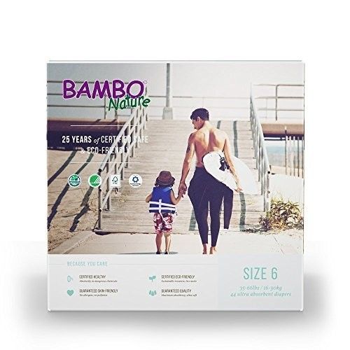 Bambo Nature XL Baby Diapers - 44 pieces in case