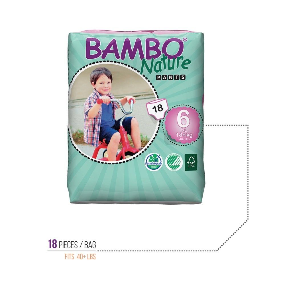 Bambo Nature XL Training Pants - 90 pieces in case