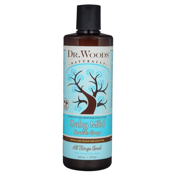Dr. Woods Shea Vision Pure Castile Soap Baby Mild with Organic Shea Butter