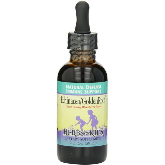 Herbs for Kids Echinacea Golden Root Blackberry Alcohol-Free 2 oz
