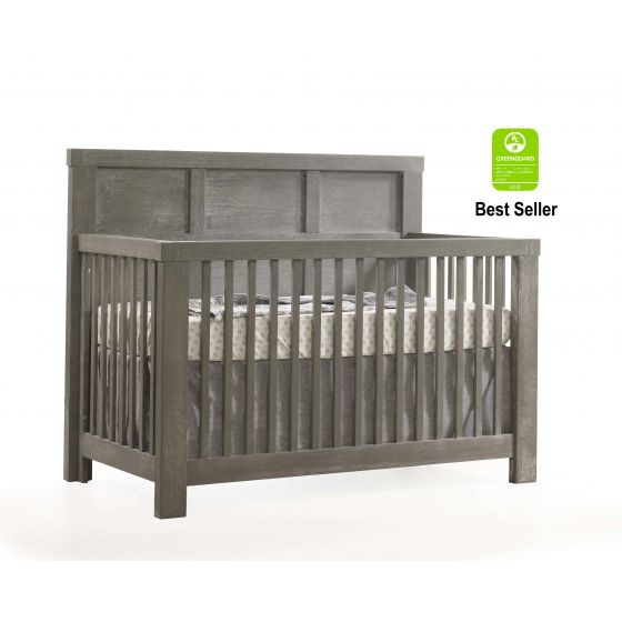 Natart Rustico “5-in-1” Convertible Crib No Upholstered Headboard Panel
