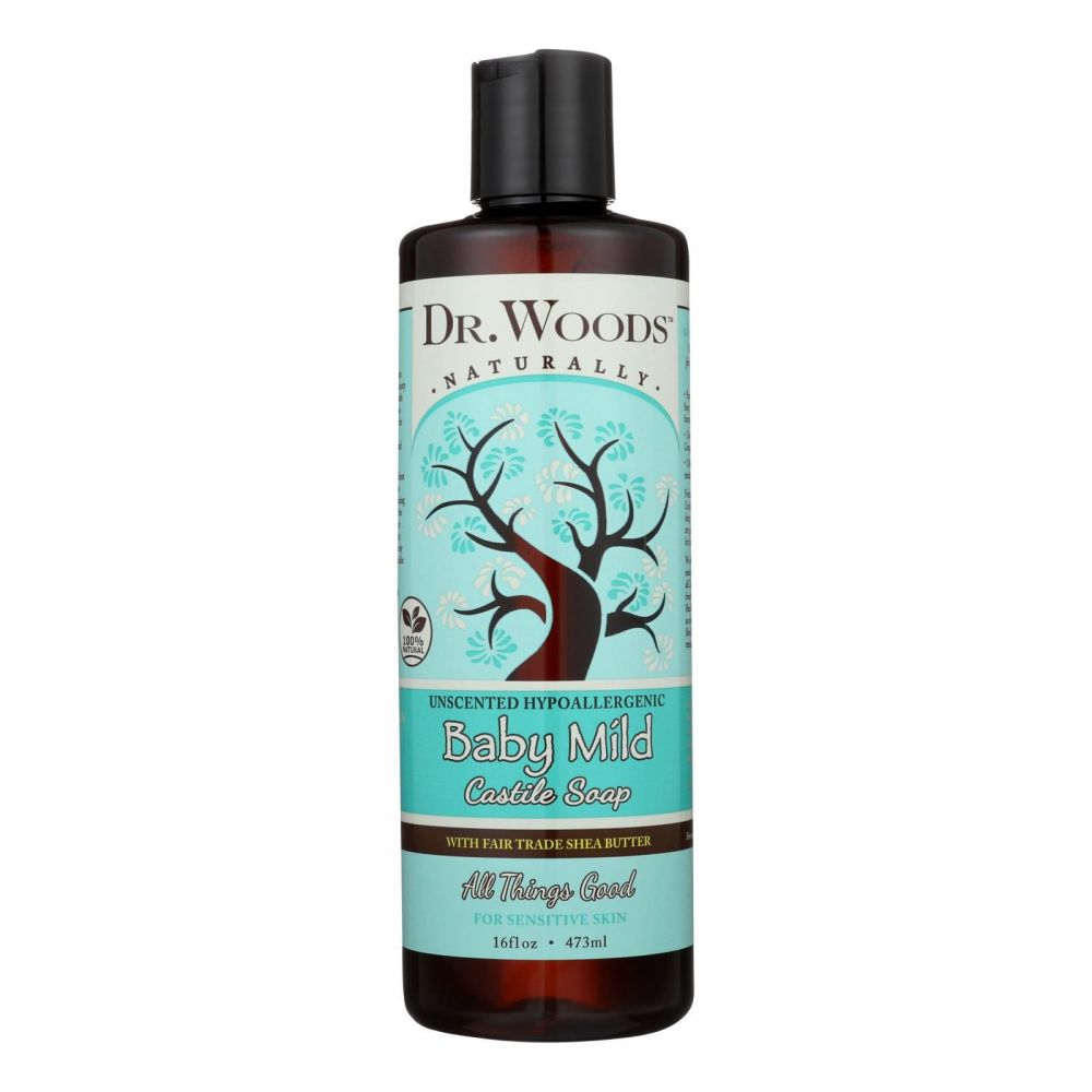 Dr. Woods Shea Vision Pure Castile Soap Baby Mild With Organic Shea Butter - 16 Fl Oz