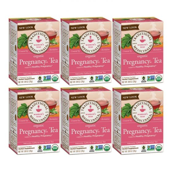 Traditional Medicinals Organic Pregnancy® 16 Tea Bags (Pack Of 6, Total 96 Tea bags)