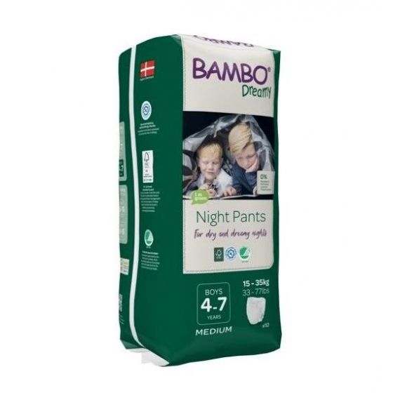 Bambo Nature Premium Eco-Friendly Dreamy Night Pants Boys 4-7 Years