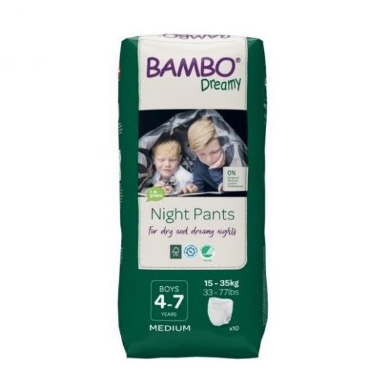 Bambo Nature Premium Eco-Friendly Dreamy Night Pants Boys 4-7 Years