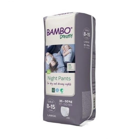Bambo Nature Premium Eco-Friendly Dreamy Night Pants Girls 8-15 Years
