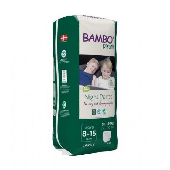 Bambo Nature Premium Eco-Friendly Dreamy Night Pants Boys 8-15 Years