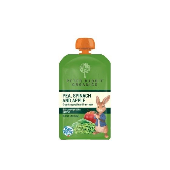 Peter Rabbit Organics Pea, Spinach and Apple 10 Pack