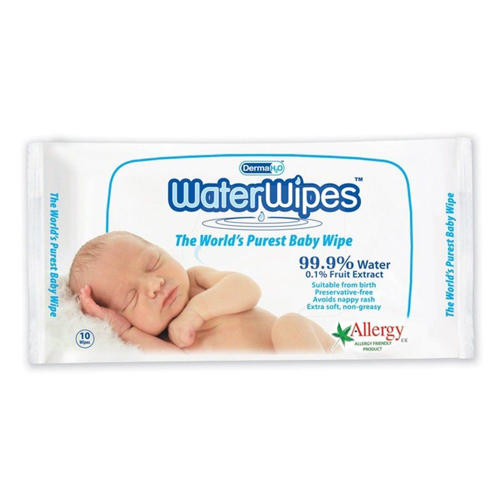 WaterWipes Travel Pack - 10 Wipes